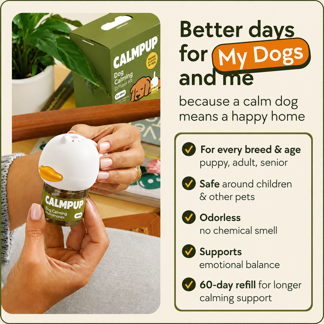 CalmPup™ Daily Calm Support for Dogs