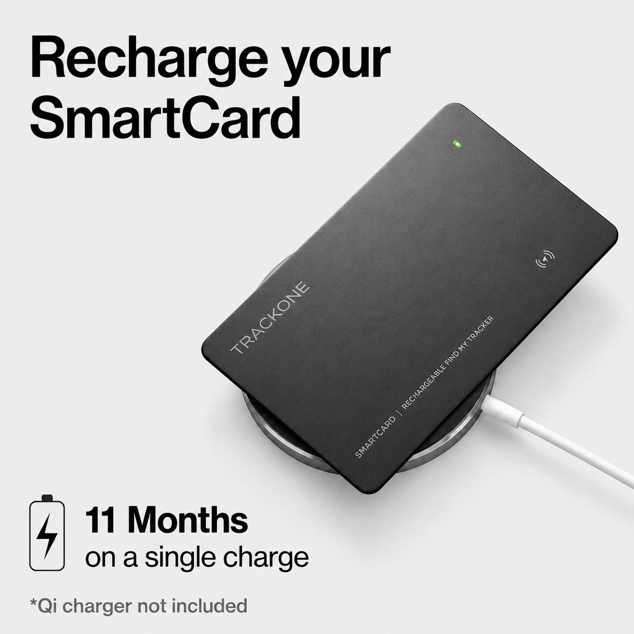 TrackOne: Smart tracking. Wallet-thin design.